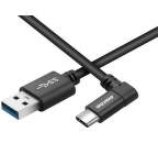 AVACOM USB-USBC 1M 90 BLK