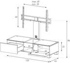 NEO Sonorous TV stand MD8120B-INX-