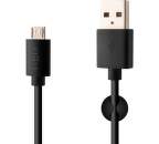 Fixed USB/Micro USB kabel 1 m, černá