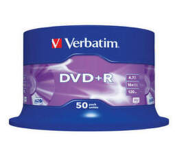 VERBATIM 50ks/cake DVD+R 4,7 GB 16x VER