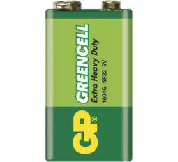 GP Greencell 6F22, 9V, 1 ks