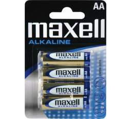 Maxell Alkaline AA (LR6), 4ks
