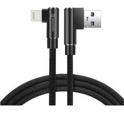 Swissten Arcade datový kabel USB-A/Lightning 1,2 m černá
