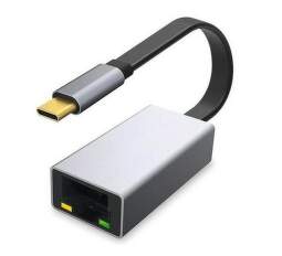 Platinet PMMA9088 adaptér USB-C/RJ-45 šedý