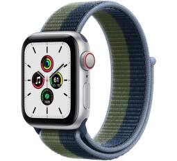 Apple Watch SE 40 mm modro-stříbrný hliník
