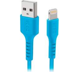 SBS USB/Lightning MFI kabel 1 m modrý