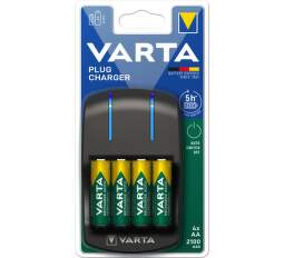VARTA Plug Charger nabíječka + 4× AA 2100 mAh