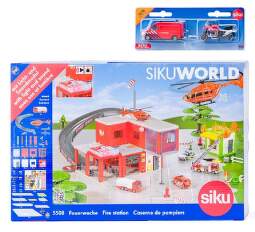 Siku 55081656 World požární stanice s hasičským autem