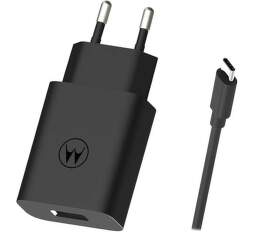 Motorola TurboPower nabíječka 20W černá + kabel USB-A/USB-C 1m