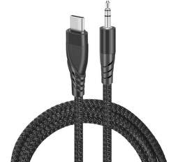 Sturdo OTG redukce USB-C/3,5 mm jack černá