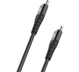 Sturdo datový kabel USB-C/USB-C 5 A 1,5 m černý