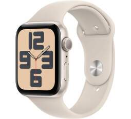 Apple Watch SE 2023 GPS 44 mm hviezdne biely hliník ML (1)