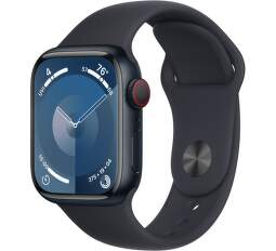 Apple Watch Series 9 GPS + Cellular 41 mm temně inkoustový hliník S/M