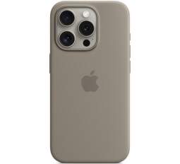 Apple silikonové pouzdro pro Apple iPhone 15 Pro MagSafe jílově šedé