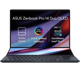 ASUS ZenBook Pro 14 Duo OLED (UX8402VV-OLED037X) černý