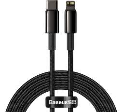 Baseus Tungsten datový kabel USB-C/Lightning 2.0 PD 20 W 2 m černý