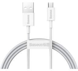 Baseus Superior datový kabel USB-A/micro USB 2.0 2 A 1 m bílý