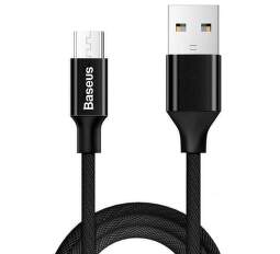 Baseus Yiven datový kabel USB/Micro USB 2 A 1,5 m černý