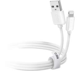 SBS datový kabel USB/Lightning MFi 1,5 m bílý