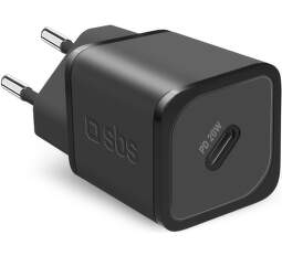 SBS NanoTube nabíječka USB-C PD GaN 20 W černá