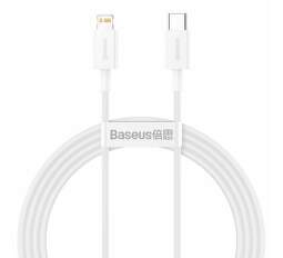 Baseus Superior kábel USB-CLightning 20 W 1,5 m biely (1)