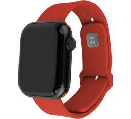 Fixed Silicone Sporty Strap remienok pre Apple Watch 384041 mm červený (1)