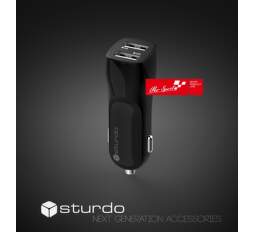 Strudo Pro Sport autonabíječka 2x USB, černá