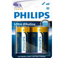 Philips Ultra Alkaline D (LR20), 2ks