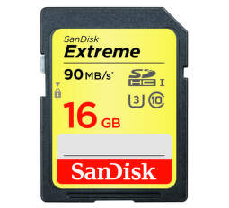 SanDisk Extreme SDHC 16 GB Class 10