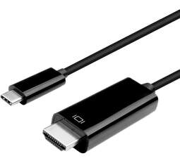 Winner USB-C - HDMI kábel 1,8 m, černá