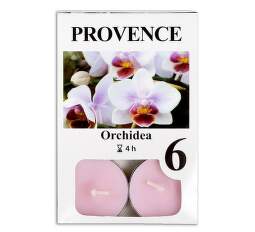 Provence Orchidea vonná svíčka 6ks