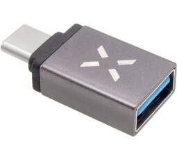 Fixed Link redukce z hliníku USB-A na USB-C šedá