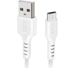 SBS Micro USB/USB kabel 1 m bílý