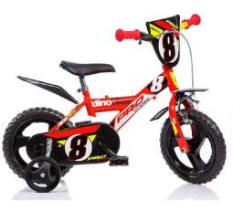 Dino Bikes 123GLN, dětské kolo 12" červené