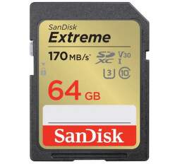 SanDisk Extreme 64 GB 170 MB/s SDXC UHS-I U3 (V30)
