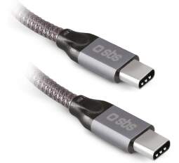 SBS datový kabel USB-C 240 W 1 m šedý