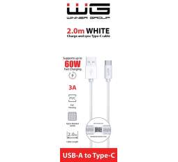 Winner USB-A/USB-C kabel 3A 2 m bílý