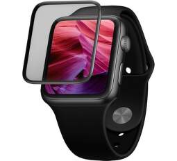 Fixed 3D Full-Cover tvrzené sklo s aplikátorem pro Apple Watch Series 8 41 mm černé