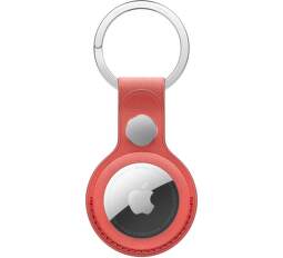 Apple FineWoven klíčenka pro AirTag Coral červená
