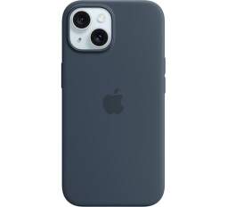 Apple silikonové pouzdro pro Apple iPhone 15 MagSafe bouřkově modré
