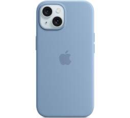 Apple silikonové pouzdro pro Apple iPhone 15 MagSafe ledově modré