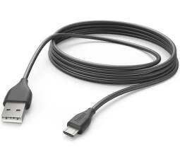Hama kabel USB/Micro USB 3 m černý