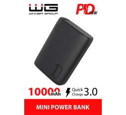 Winner Mini powerbanka USB-C/USB-A PD QC 3.0 10 000 mAh černá