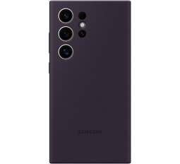 Samsung Silicone Case pouzdro pro Samsung Galaxy S24 Ultra tmavě-fialové