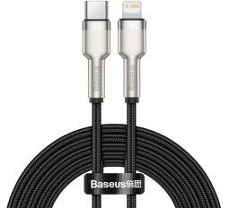 Baseus Cafule Metal datový kabel USB-C/Lightning PD 20 W 2 m černý