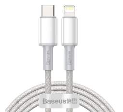 Baseus High Density kábel USB-CLightning 20 W 2 m biely (1)