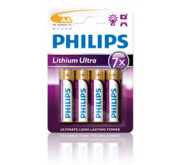 PHILIPS Lithium Ultra AA / 4
