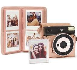 Fujifilm Instax SQ6 Kit, růžovo-zlatá