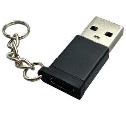 Mobilnet redukce USB-C-USB-A, černá