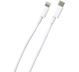 Mobilnet USB-C/Lightning kabel 1m, bílá